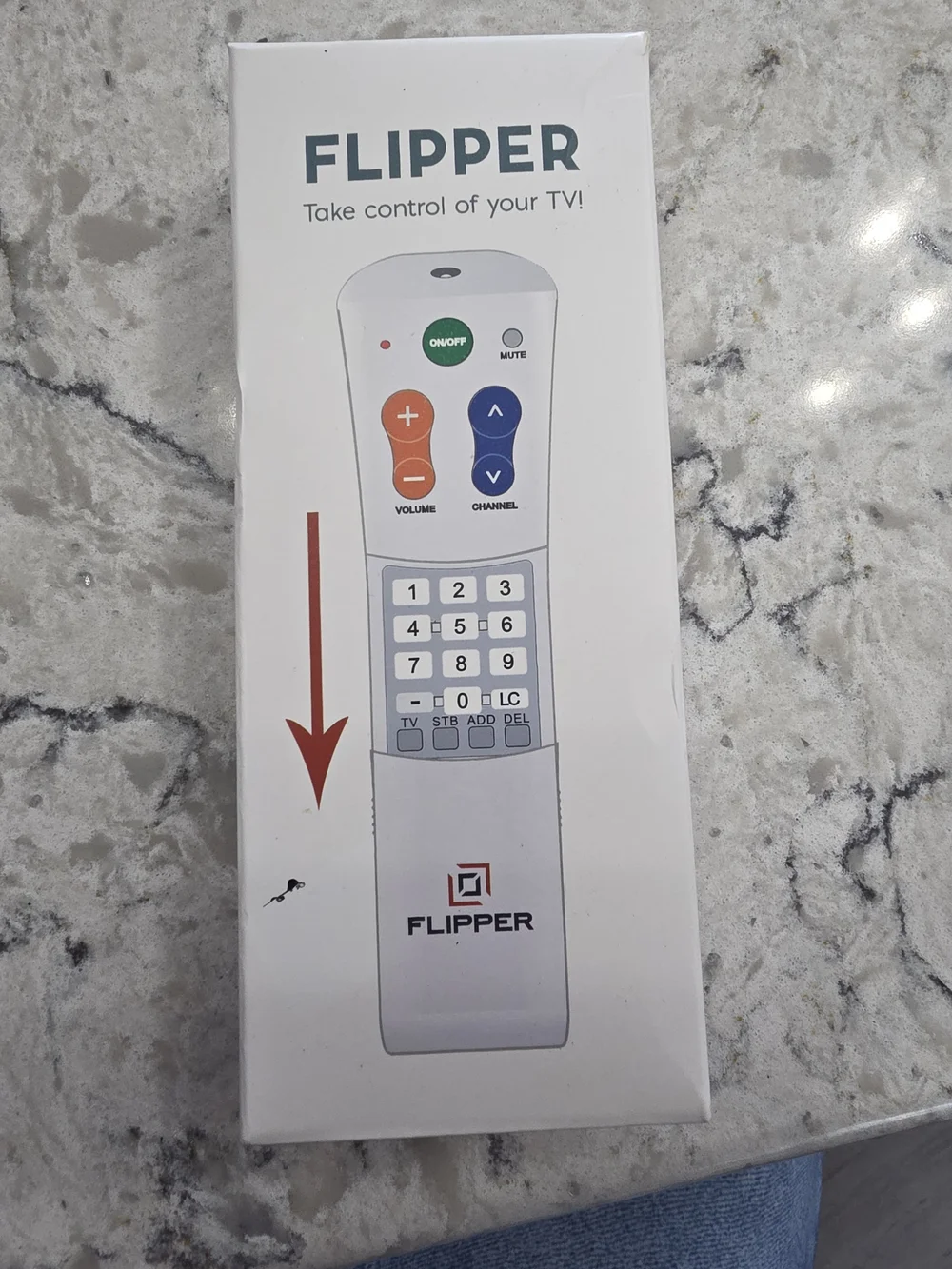 Flipper White Universal TV Remote for VR/AR Accessories